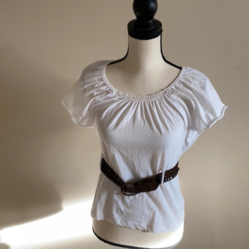 Beautees Blouse Shirt W/Belt